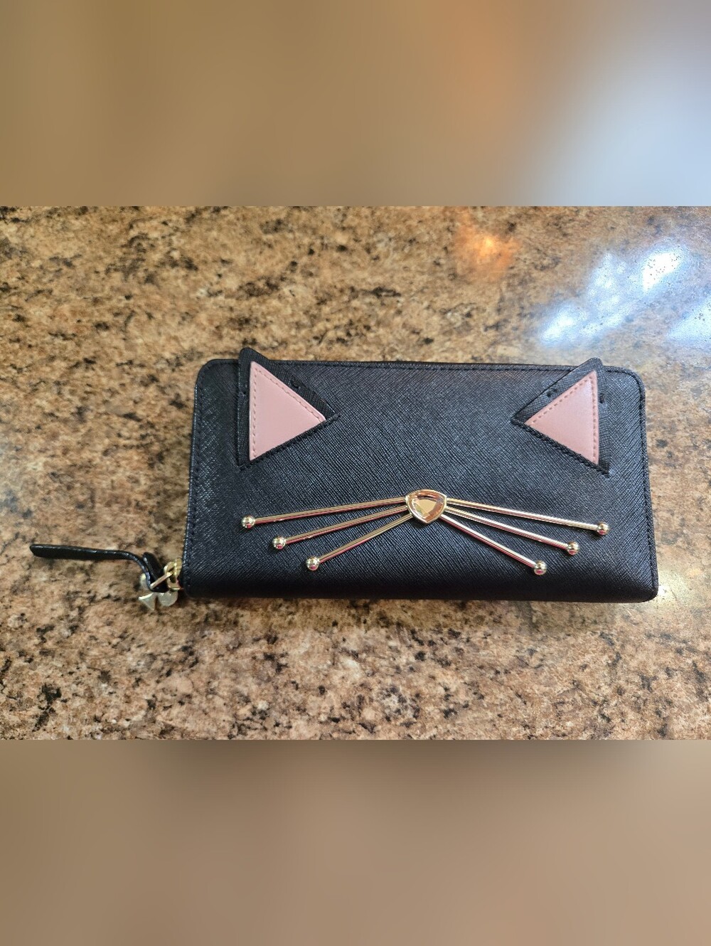 Kate Spade Jazz Things Up Cat Wallet - Picture 1 of 3
